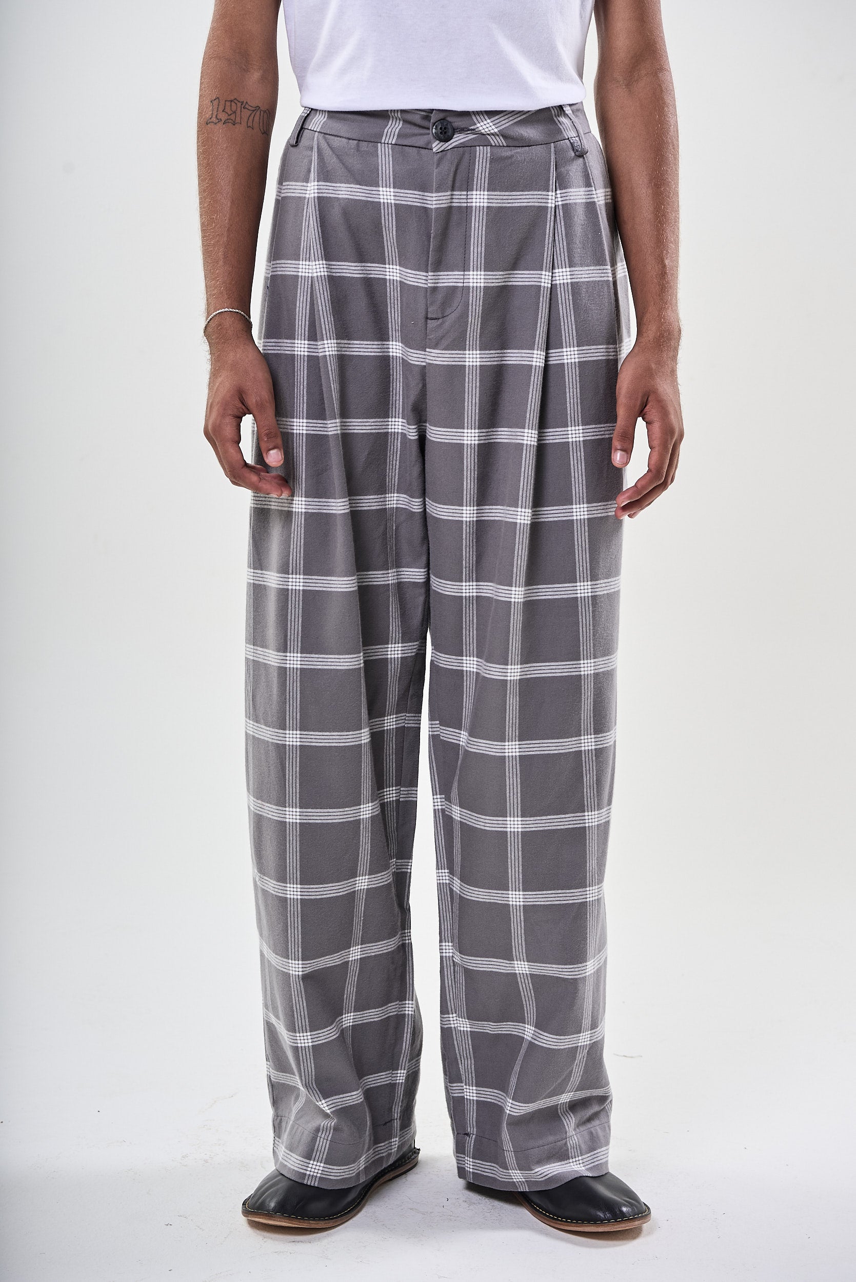 Calça Alfaiataria Xadrez Shauer