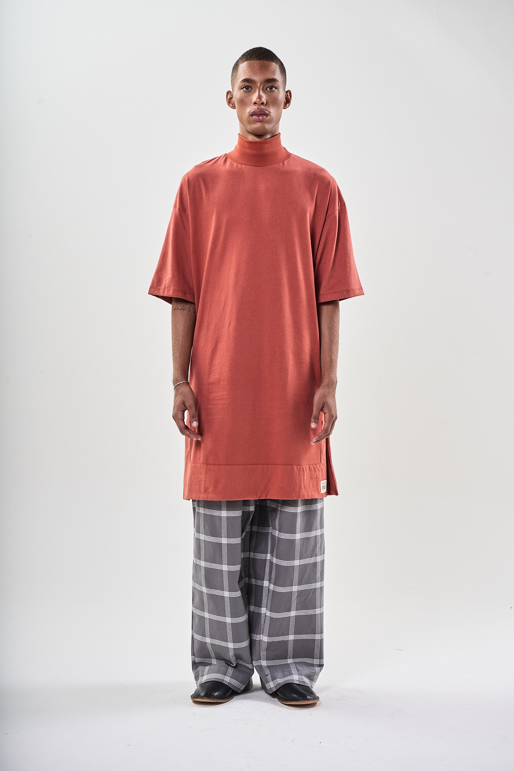 Túnica Alta Terracota Velutato Shauer