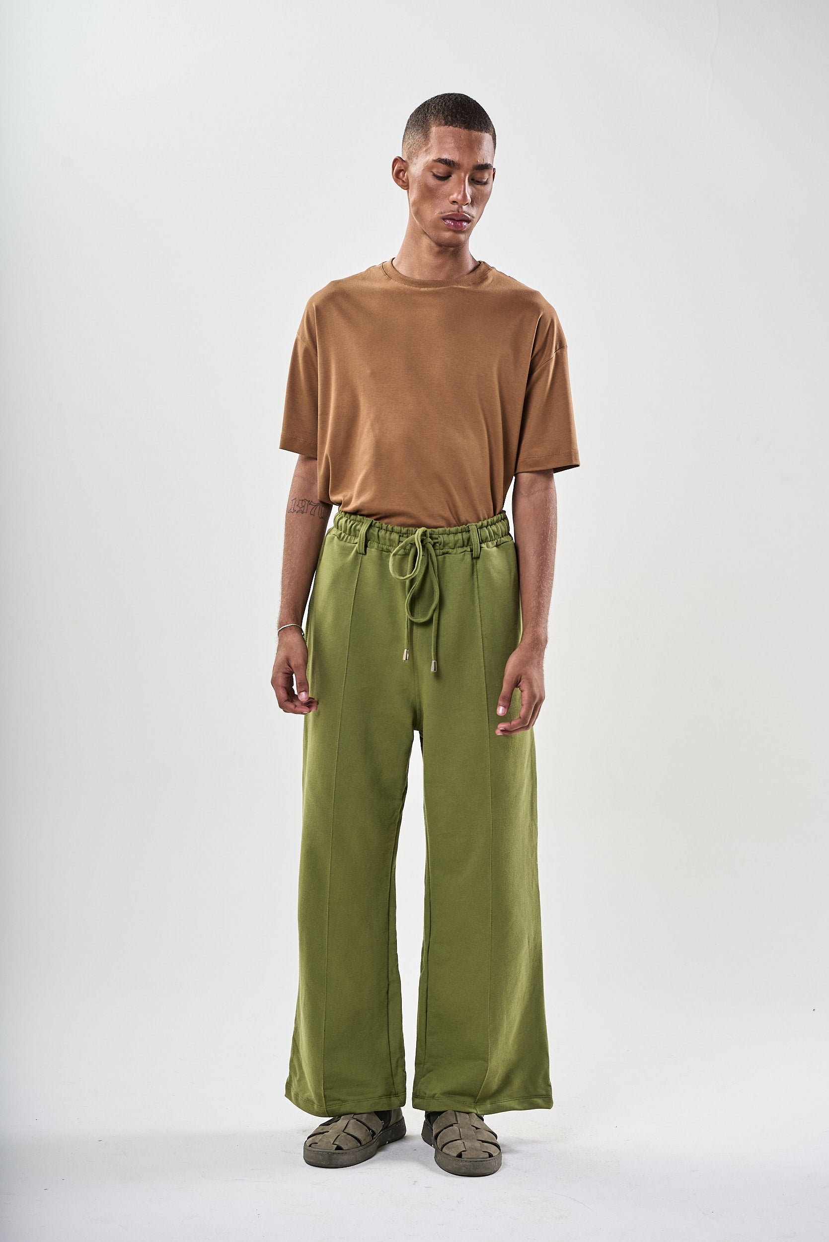 Calça Moletom Pima Verde Shauer