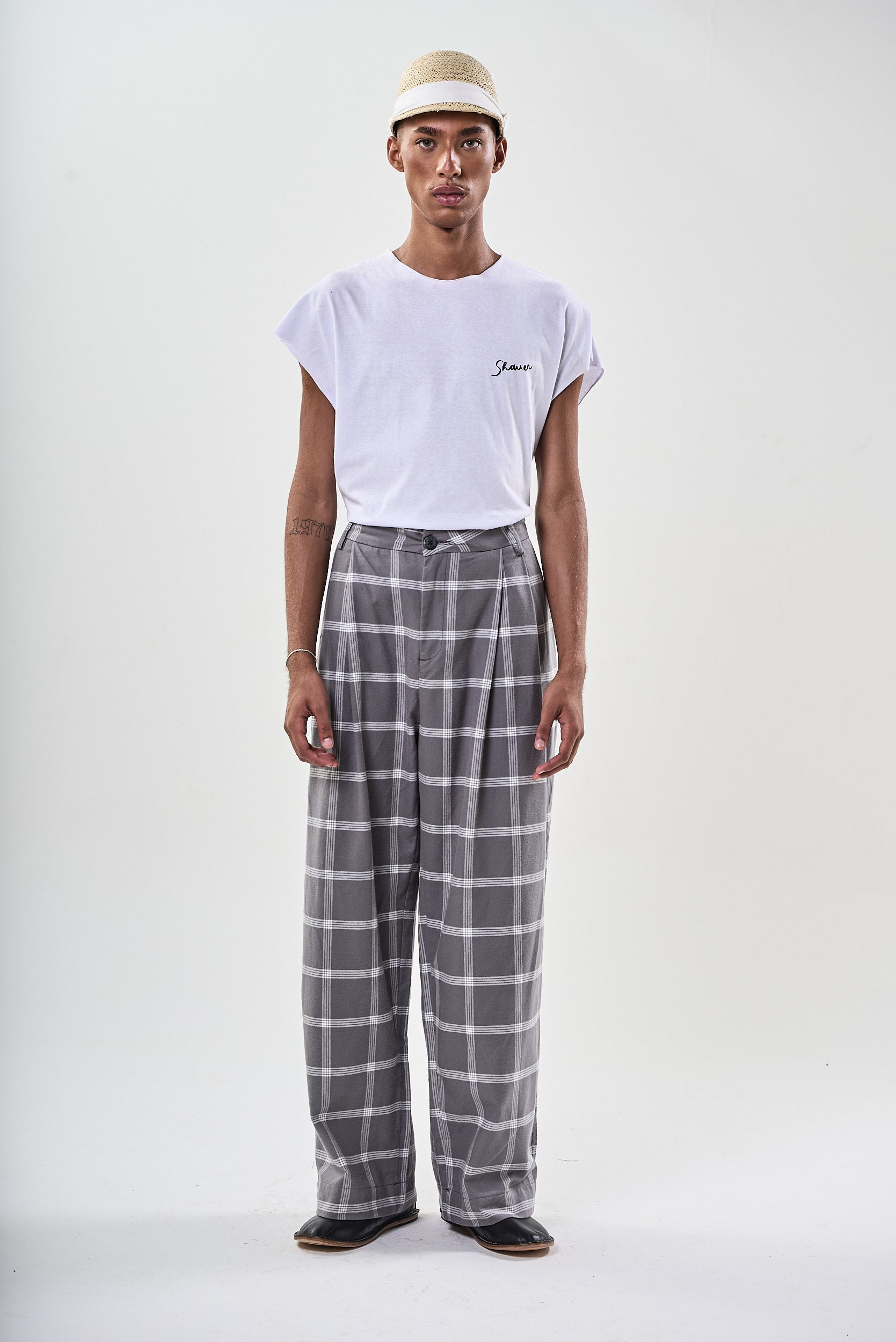 Calça Alfaiataria Xadrez Shauer