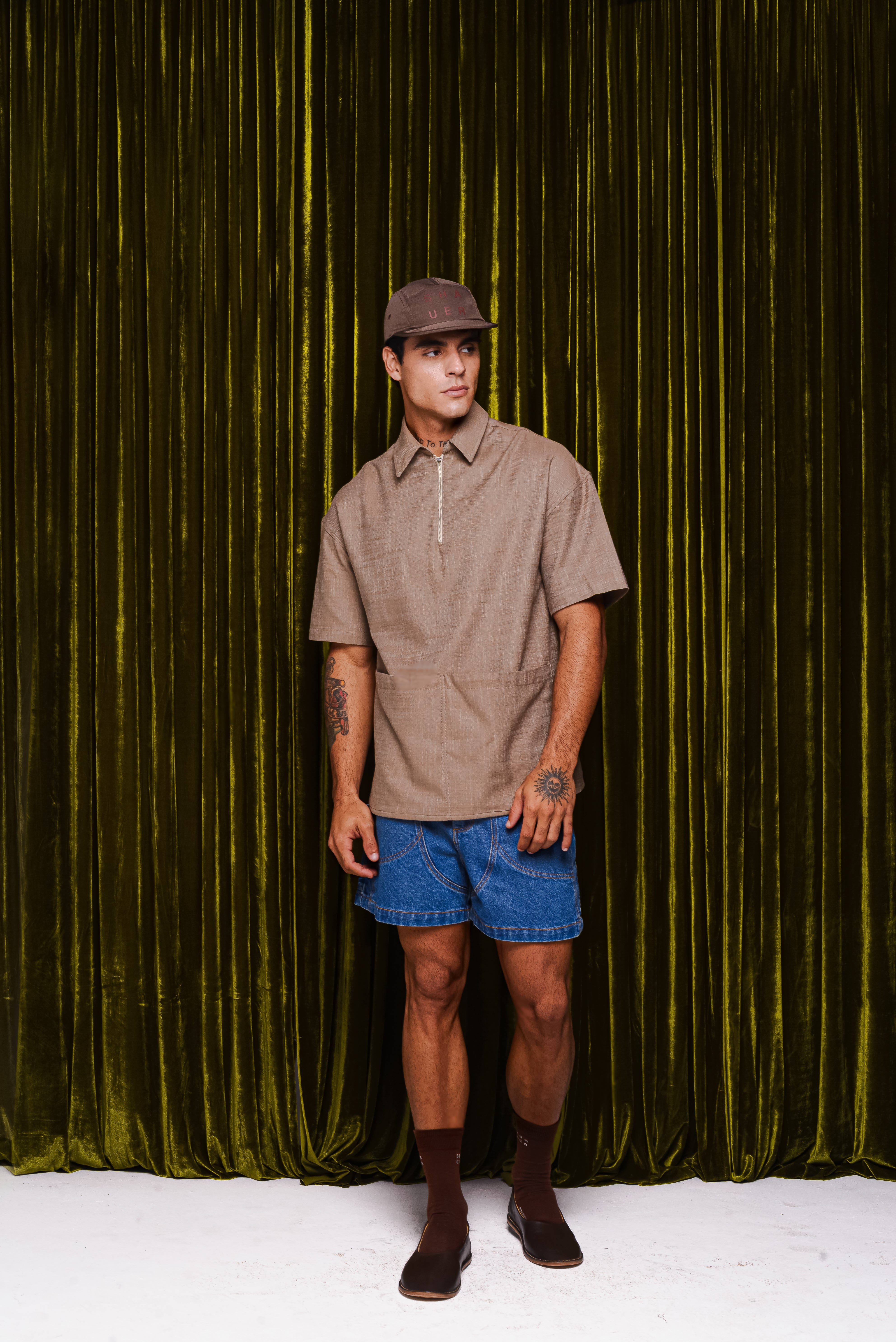 Camisa Polo Cangu Marrom