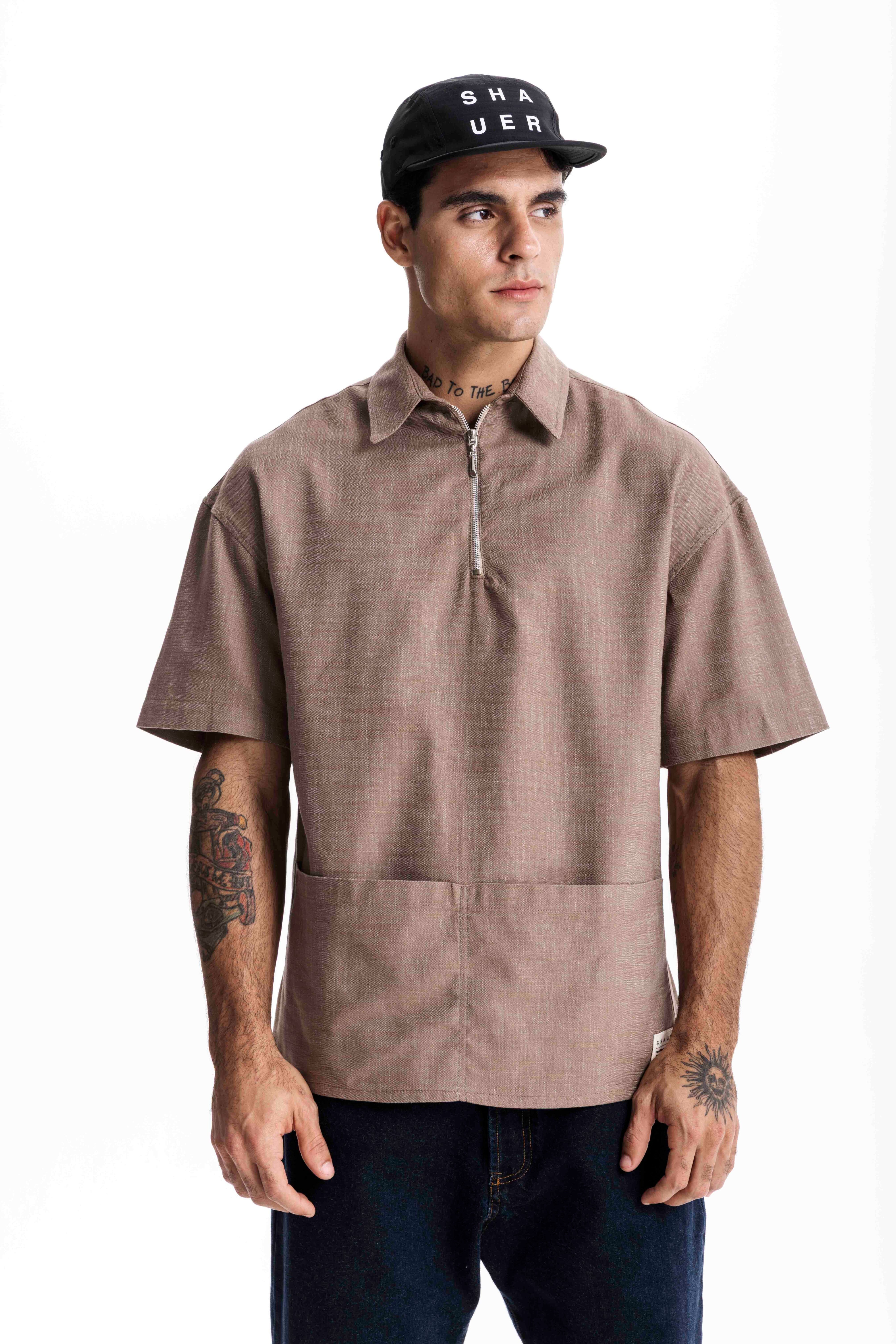 Camisa Polo Cangu Marrom