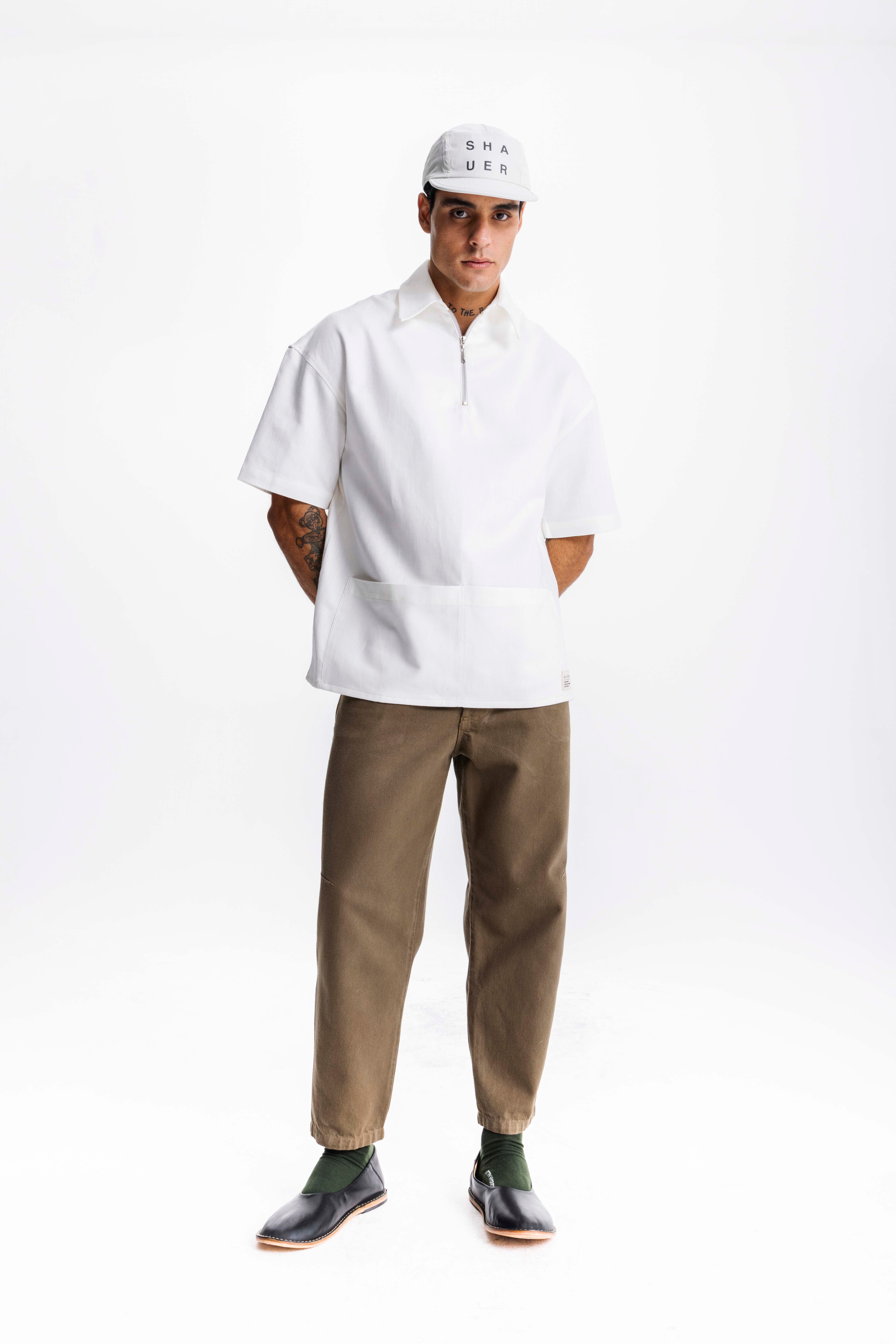 Camisa Polo Cangu Off-White