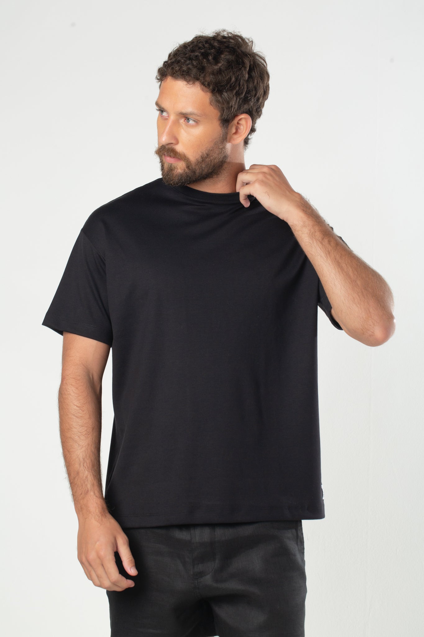 Camiseta Interlock de Pima 2.0 - Preta
