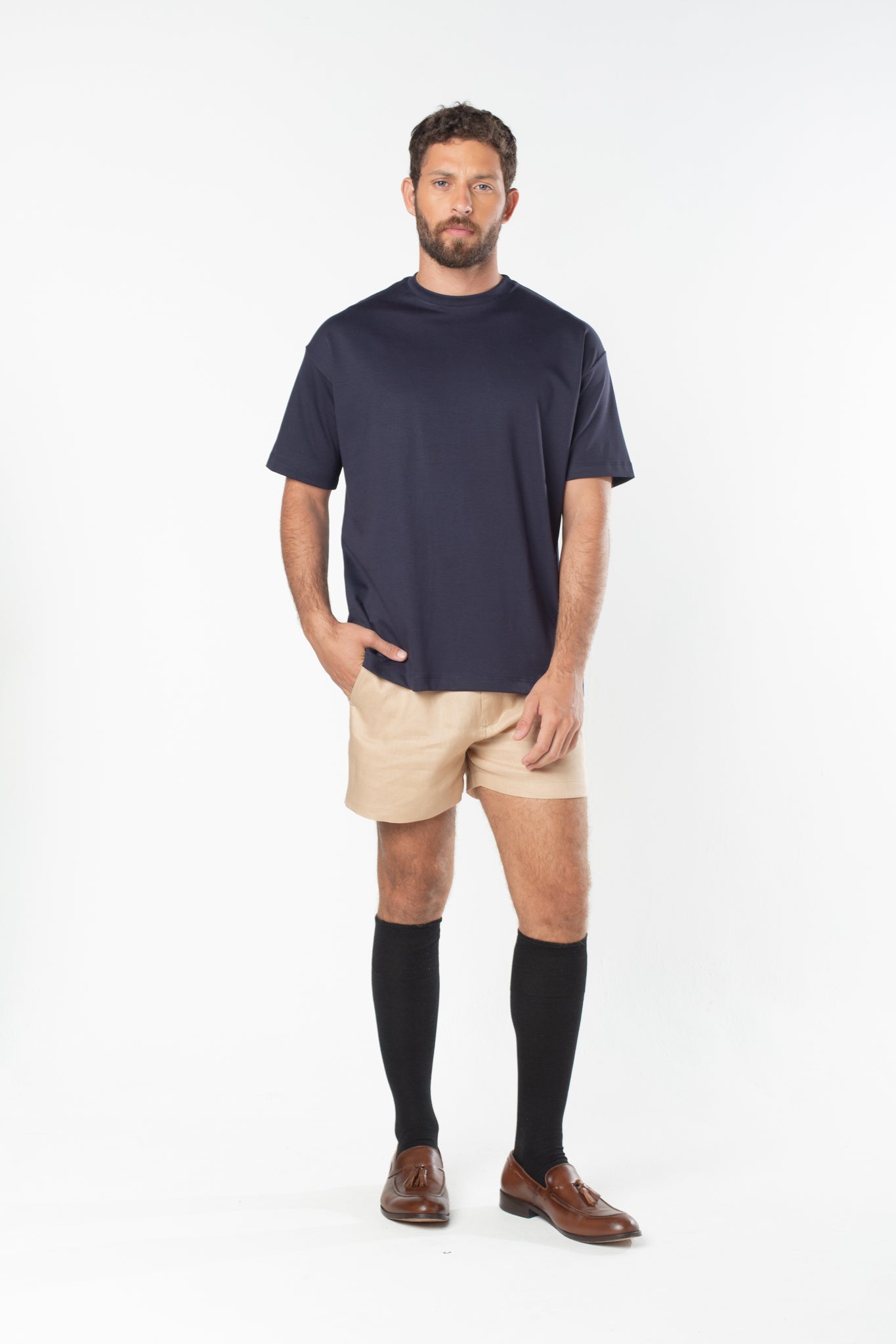 Camiseta Interlock de Pima 2.0 - Azul