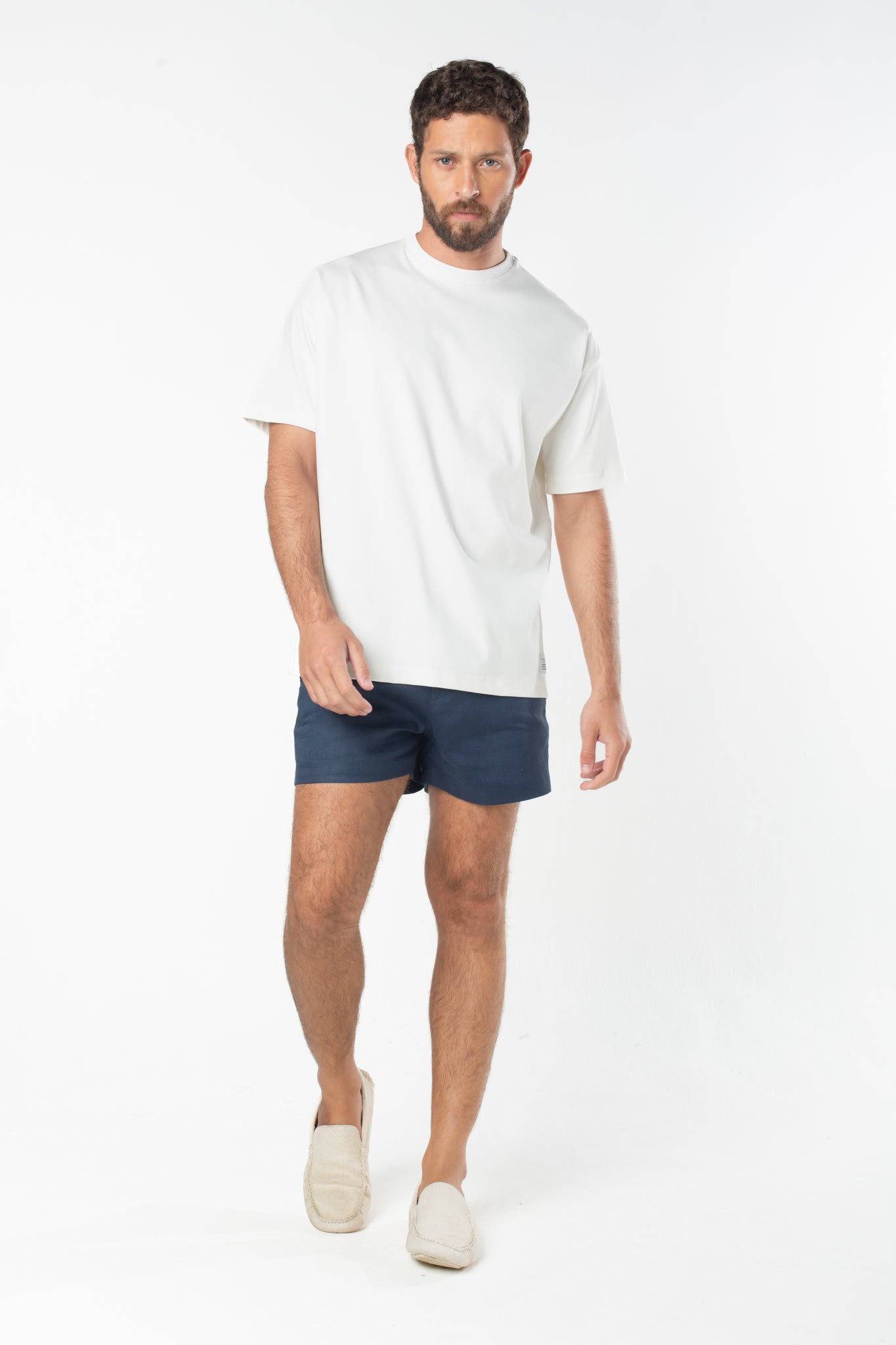 Short Linho Noronha - Azul