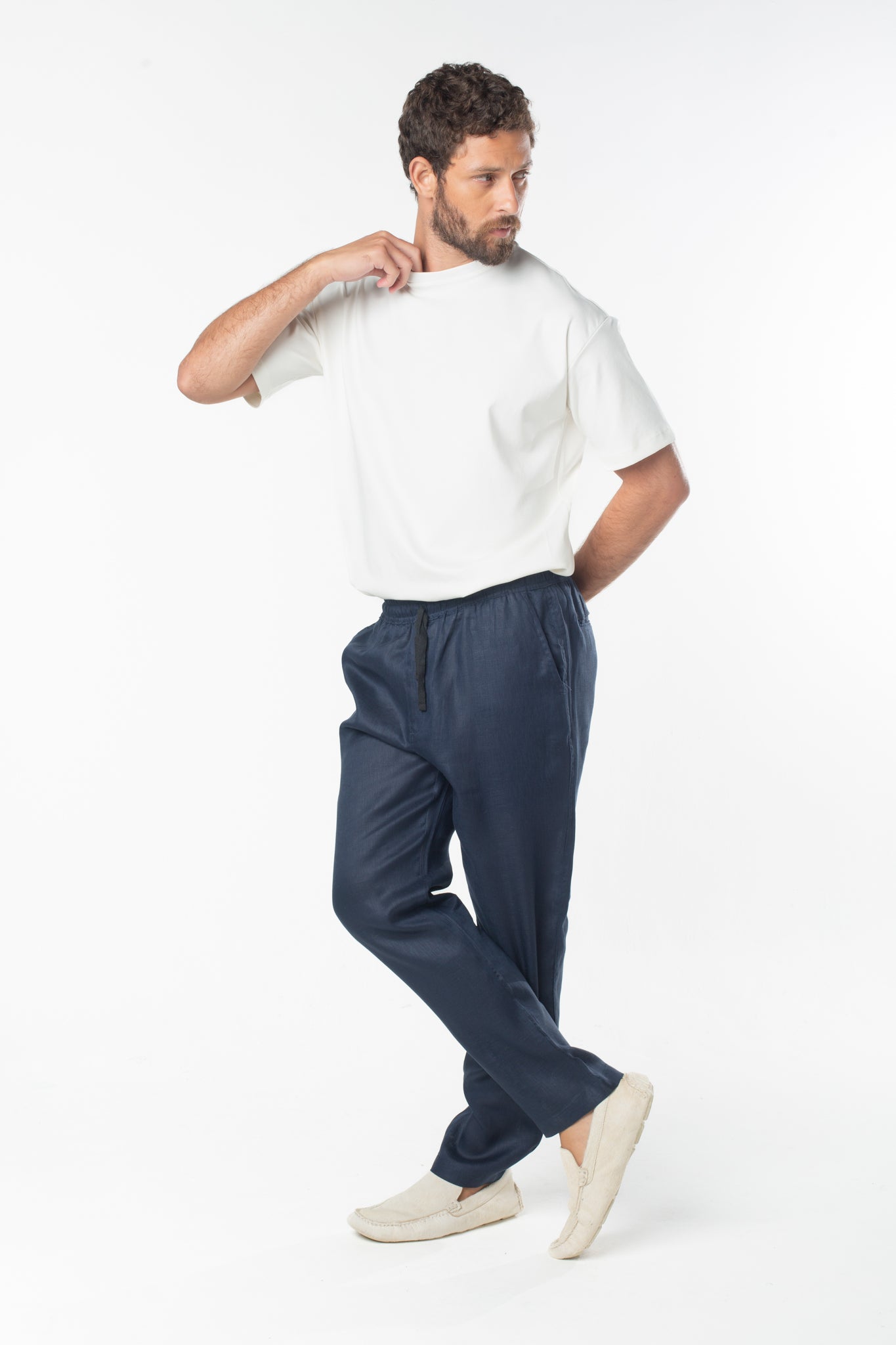 Calça Linho Noronha - Azul