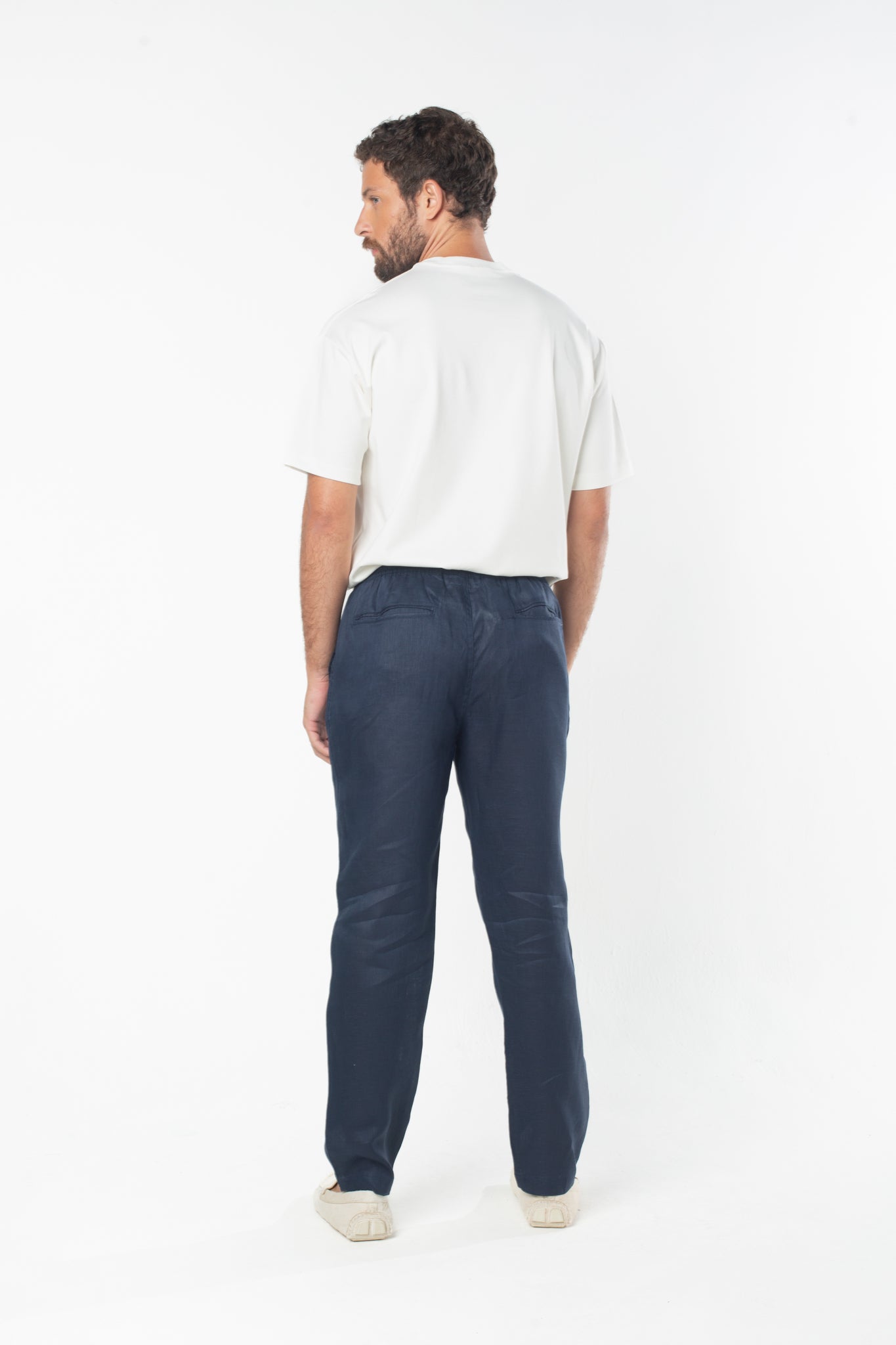 Calça Linho Noronha - Azul