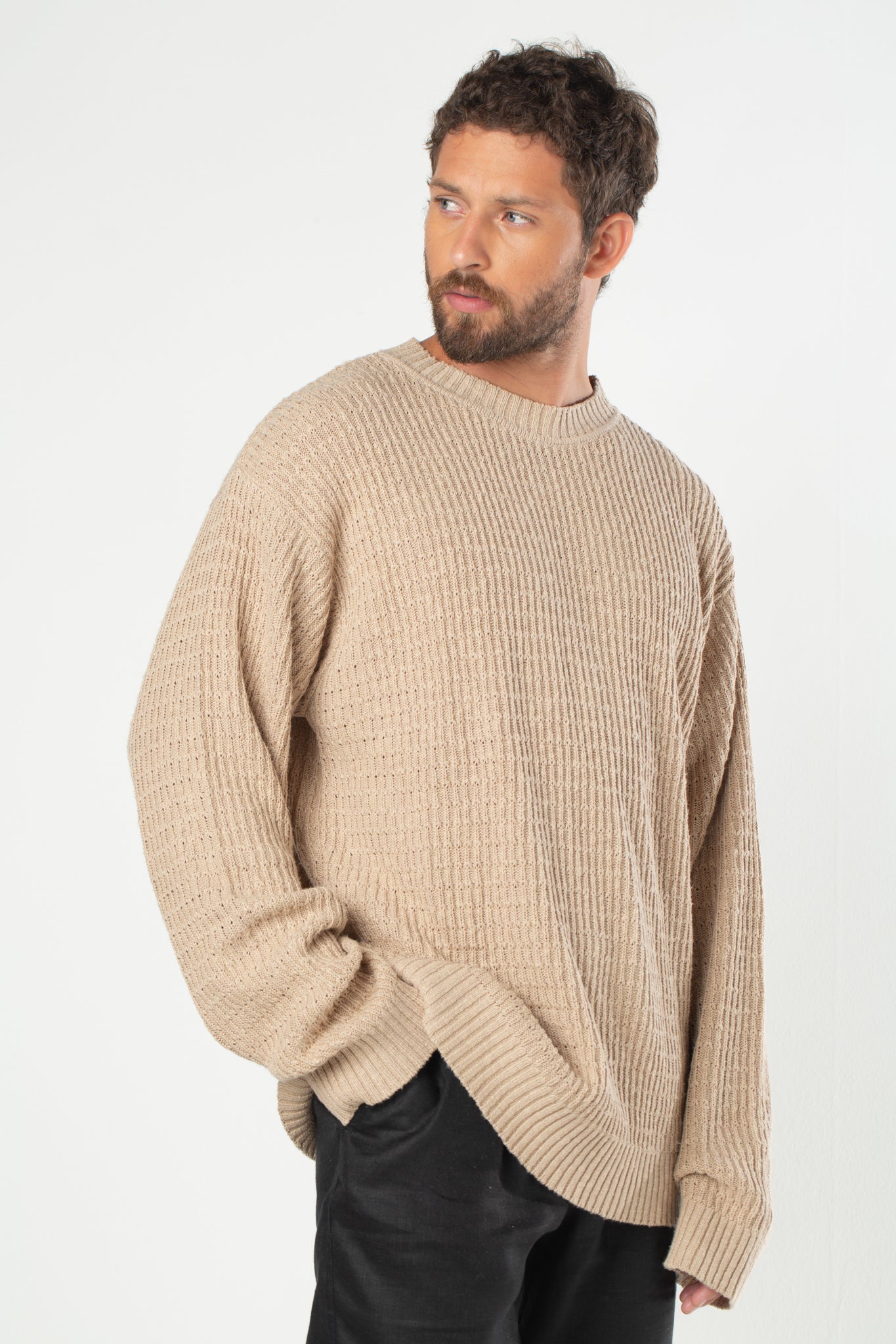 Suéter Tricot Algodão, Linho e Seda - Gauge 05