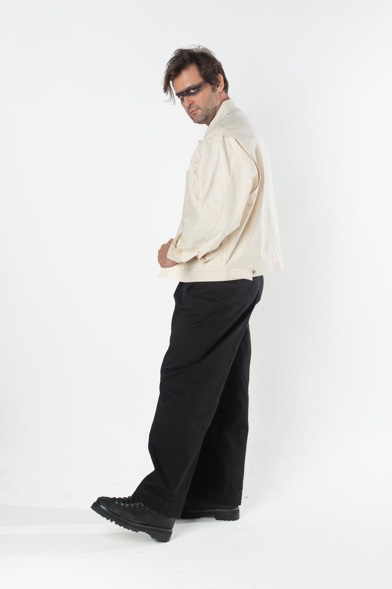 Jaqueta Selvedge Japonesa Branca - Mabê